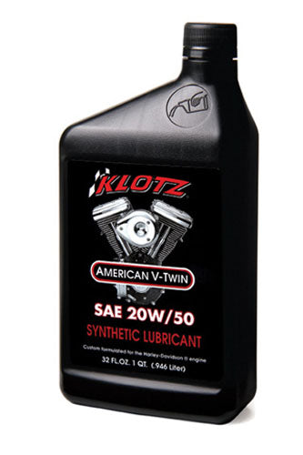 Klotz 20W50 V-Twin Synthetic Engine Oil