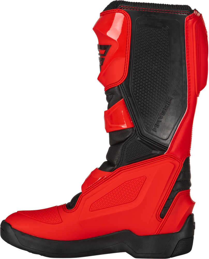 Fly Racing Maverik Boots - Red/Black (Adult)