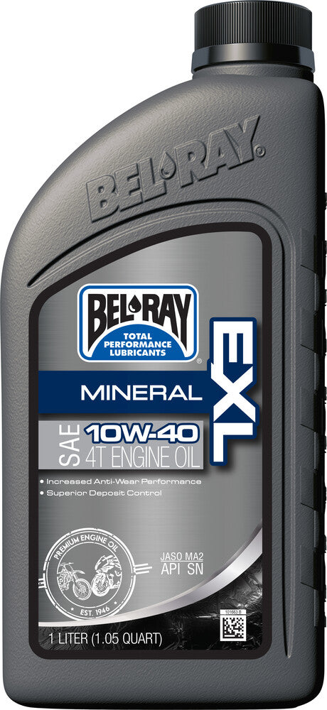 Bel-Ray 10W40 EXL Mineral Engine Oil