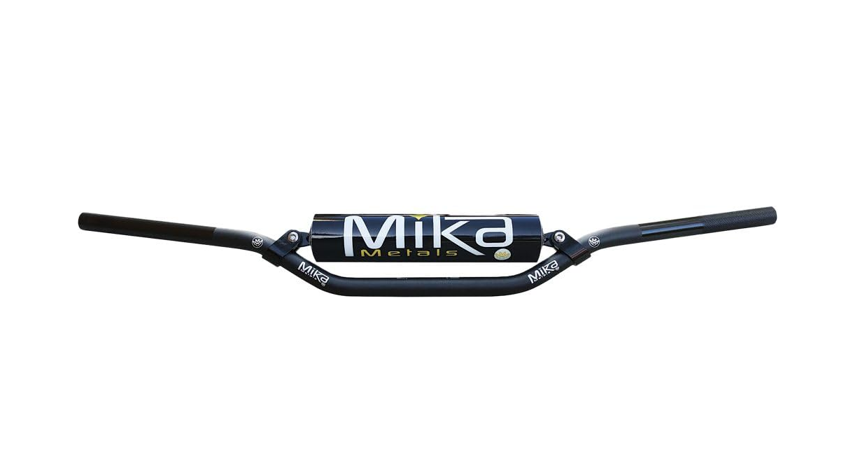 Mika Metals 7/8" Pit Bike Low Bend Handlebar - Black