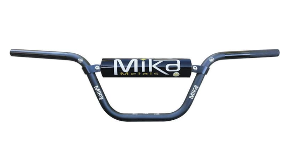 Mika Metals 7/8" Pit Bike High Bend Handlebar - Black