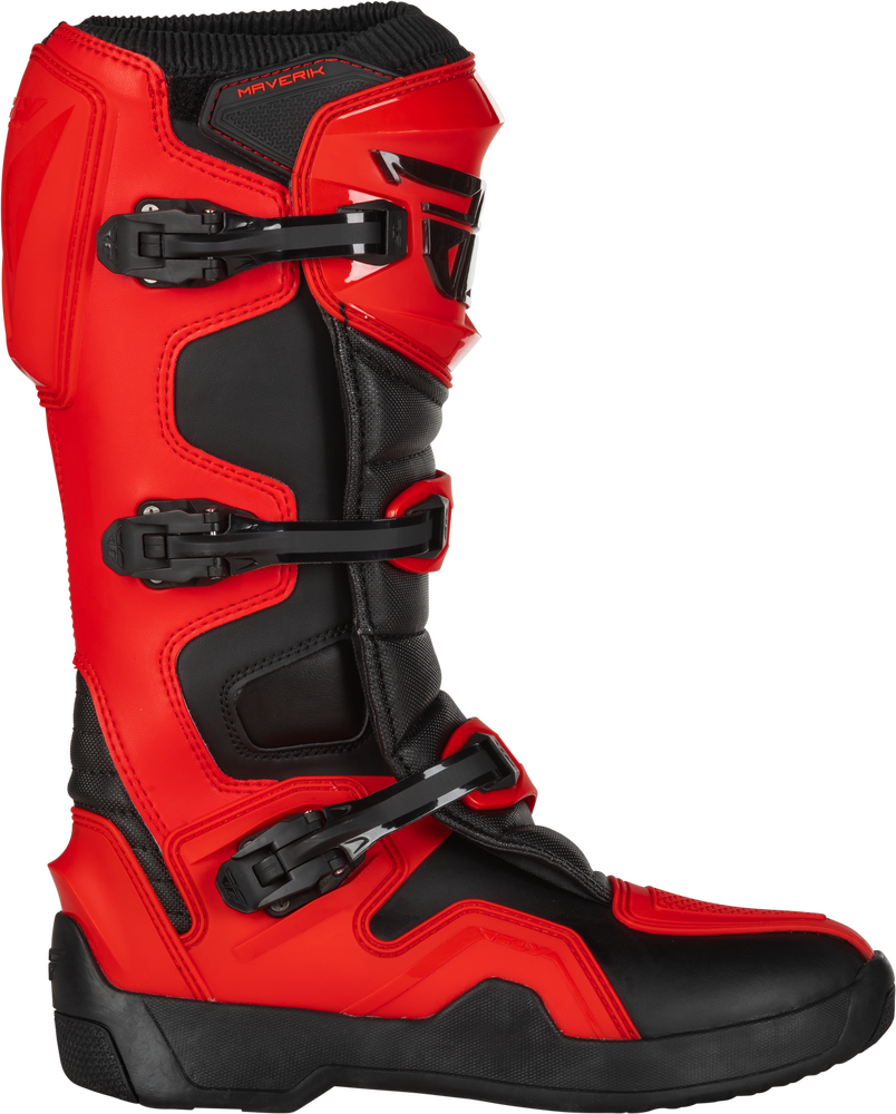 Fly Racing Maverik Boots - Red/Black (Adult)