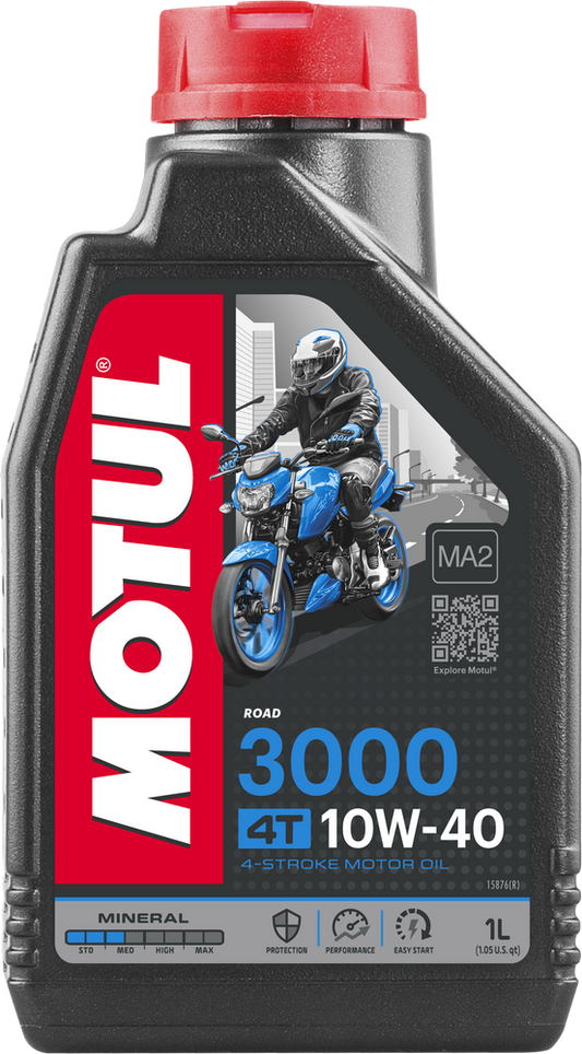 Motul 10W40 3000 4T Motorcycle Engine Oil